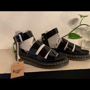 Black Clarissa Doc Marten Sandals NWT